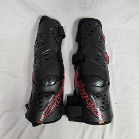 592003003 Troy Lee Designs Tld Triad Knee/shin Guard Hard Shell Black Medium/large Sample