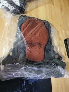 Troy Lee 887202340819 Designs 2025 Rockfight Ce Flex Solid Black Chest Protector Med/lrg