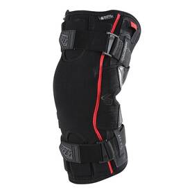 576003203 Troy Lee Designs Open Box Adult 6400 Dirt Bike Knee Brace Solid Black - Medium