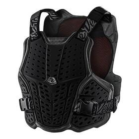 586003005 Troy Lee Designs Adults Rockfight Ce Flex Chest Protector Solid Black - Xl/2xl