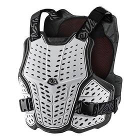 586003011 Troy Lee Designs Rockfight White Ce Flex Chest Protector Size Xs/sm