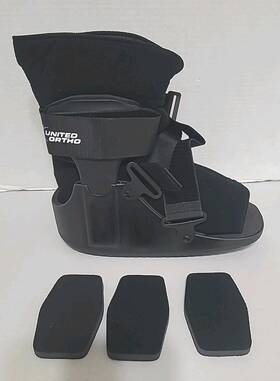 14017 United Ortho Usa Short Cam Walker Fracture Boot Large/ New