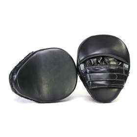 Xf8000-blk X Fitness Xf8000-blk/silver-pcs Xf8000 Curved Boxing Mma Punching Mitts-blk/silver