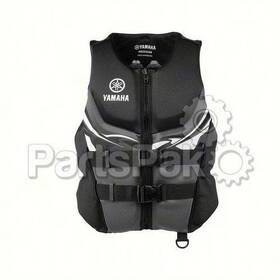 Mar-22vne-bk-md Yamaha Neoprene 2-buckle Pfd Md Black