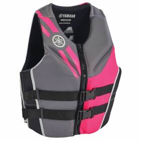 Maw-20vne-pk-lg Yamaha Neoprene Adult Ladies Pwc Lifejacket Pink L Lg