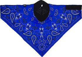 Neol111 Zan Headgear Neodanna Sportflex Face Mask Navy Paisley