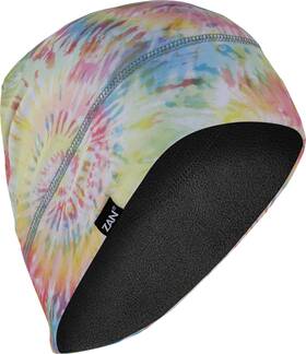 Whlf609 Zan Headgear Sportflex Fleece Beanie Tie Dye Sunburst