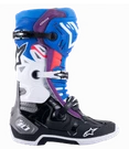 Alpinestars Tech 10 Supervented Boots Black/enamel Blue/purple/white Size 8. Fixed Price $699.95.