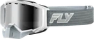 Fly Racing Zone Elite Sn Goggle Grey/whte W/blk Mirror Plrzd Eyewear. Fixed Price $129.95.