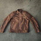Rev'it! Cordite Mens Leather Jacket Olive Sz 46 Seesmart Elbow Protector. Fixed Price $252.99.