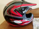 Thh T-660 Helmet Off Road Motocross Mc Gear Red Black Silver 2003. Fixed Price $125.00.
