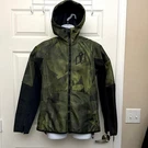 Medium - Icon Airform Battlescar Jacket Green Camo Motorsports Hooded Zip Up. Fixed Price $128.98.