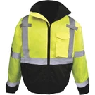 Radians Men's Class Hi-vis Bomber Jacket Lime, 2XL, Model# SJ11QB-3ZGS-2X. Fixed Price $42.99.