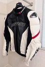 Men Dainese Racing Perf Leather Motorcycle Jacket, Eu 56. Fixed Price $375.00.