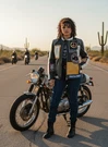 Rebel Roads Blazen Spirit Moto Jacket 100% Cowhide Leather CE1 Level Armor. Fixed Price $465.00.