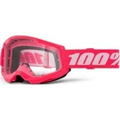 100% Strata 2 Goggles Pink - Clear Lens. Fixed Price $36.43.