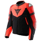 Dainese Iperattiva Leather Textile Motorcycle Bike Jacket 779 Fluo Red Black. Fixed Price $697.98.
