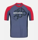 Brp Sea-doo Men's Short Sleeve Rashguard Shirt Red/gray/black Medium 2867310630. Fixed Price $24.99.