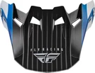 Fly Racing 73-47104S Formula Carbon Prime Visor Blue/white/blue Yl/small. Fixed Price $47.67.