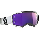 Scott Premium Black/white Fury Goggles W/purple Chrome Works Lens 272828-7702281. Fixed Price $62.96.