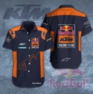 Personalized Hot Men Ktm Redbull Racing Team Comfort Button Shirt All Size S-5XL. Fixed Price $25.99.