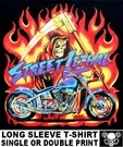 Street Lethal Grim Reaper Death Chopper Motorcycle Outlaw Biker Skull T-shirt T9. Fixed Price $27.95.