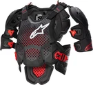 Alpinestars A-10 V2 Full Chest Protector Black/red Adult Size Md/lg. Fixed Price $299.95.