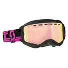 Scott Fury Snowx Goggle Blk/pink - 'enh' Rose Chr Lens. Fixed Price $78.99.