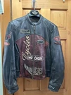 Womens Harley Davidson Leather Cafe Motorcycle Jacket Size "no Cages" 97083-06. Fixed Price $200.00.