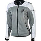 Fly Racing Women's Flux Air Jacket White/gray Large #6179 477-8047. Fixed Price $77.02.