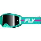 Fly Racing Zone Pro Goggles Teal/purple W/ Black Mirror/smoke Lens 37-51917. Fixed Price $69.99.