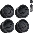 Tqponly Dashboard Heater Air Duct Vent Louvre (4 2009-2014, BLACK-4PCS. Fixed Price $41.99.