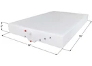 Icon 15172 Fresh Water Tank, WT1500, 55 X 6, 49 Gal (with Sump), 18-000363. Fixed Price $449.61.