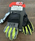 Fly Racing Youth F-16 Gloves Grey/black/hi-vis 912YXS. Fixed Price $25.00.