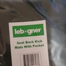 Lebogner Seat Back Kick Mats With Pocket. Fixed Price $16.99.