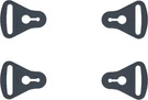 Pod K1 Youth Strap Loop Set For Knee Brace - Bilateral Gray Md/lg Motorcycle. Fixed Price $21.25.
