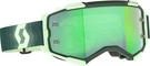 Scott 272828-7703279 Fury Goggle Dk Gn/mount Grn Chome Works. Fixed Price $74.11.