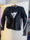 2012 Type Women Armor Dainese Leather Jacket Black Silver Pads Biker Racing. Fixed Price $69.94.