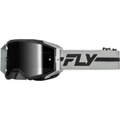 Fly Racing Zone Pro Goggles Grey/black W/ Mirror/smoke Lens 37-51916. Fixed Price $69.99.