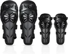 4 Pack Knee And Elbow Pads Adjustable Protective Armor For Motorcycle Cycling. Fixed Price $33.24.