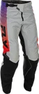 Fly Racing Kinetic Pants Grey/red/purple/black Size 36 - Durable And Comfortable. Fixed Price $144.95.
