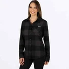 Fxr Women's Timber Flannel Shirt (small) (charcoal/black). Fixed Price $41.24.