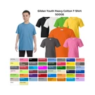 New Gildan Youth Heavy Cotton Plain Crew Neck Short Sleeves T-shirt 5000B. Fixed Price $7.59.