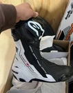 Alpinestars Supertech Boots Black/white Road Race Track All Sizes New. Fixed Price $549.89.
