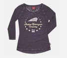 Indian Motors Women's Long Sleeve Tee Navy Size Medium 286628103. Fixed Price $34.99.