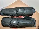 Acerbis Italia Spa X-strong Motocross Knee Guards Black Red 19" KL001. Fixed Price $80.00.