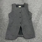 Maeve Square-neck Tweed Vest Jacket Women's Size Black. Fixed Price $48.00.