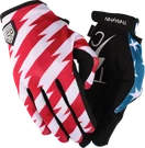 Thrashin Supply Co. Stars & Bolts Stealth Gloves Red Blue SV1-12-08 Small. Fixed Price $35.32.