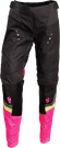 Thor 2902-0296 22 Women's Pulse Rev Pants 5/6 Charcoal/pink. Fixed Price $114.95.