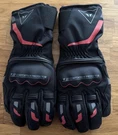 Dainese Tempest D-dry Long Gloves Black Red Medium Used Once. Fixed Price $125.00.